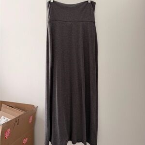 Old Navy Charcoal Stretch Maxi Skirt